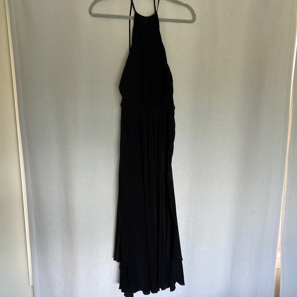 Jay Godfrey Black Silk Chiffon Dress